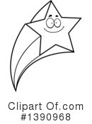 Shooting Star Clipart #1390968 by Cory Thoman