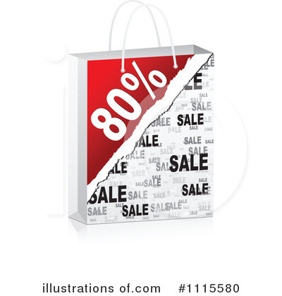 Royalty-Free (RF) Shopping Bag Clipart Illustration by Andrei Marincas - Stock Sample #1115580