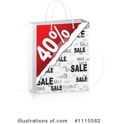 Royalty-Free (RF) Shopping Bag Clipart Illustration by Andrei Marincas - Stock Sample #1115582