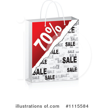 Royalty-Free (RF) Shopping Bag Clipart Illustration by Andrei Marincas - Stock Sample #1115584