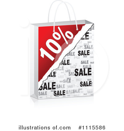 Royalty-Free (RF) Shopping Bag Clipart Illustration by Andrei Marincas - Stock Sample #1115586