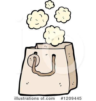 Royalty-Free (RF) Shopping Bag Clipart Illustration by lineartestpilot - Stock Sample #1209445
