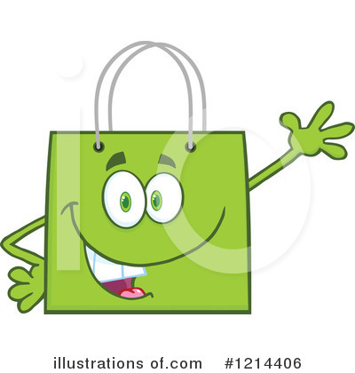 Royalty-Free (RF) Shopping Bag Clipart Illustration by Hit Toon - Stock Sample #1214406