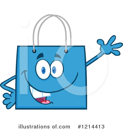 Royalty-Free (RF) Shopping Bag Clipart Illustration by Hit Toon - Stock Sample #1214413