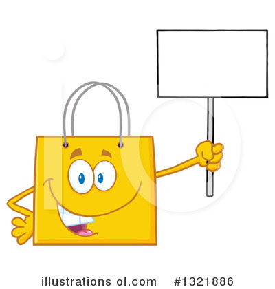 Shopping Bag Clipart #1321886 by Hit Toon