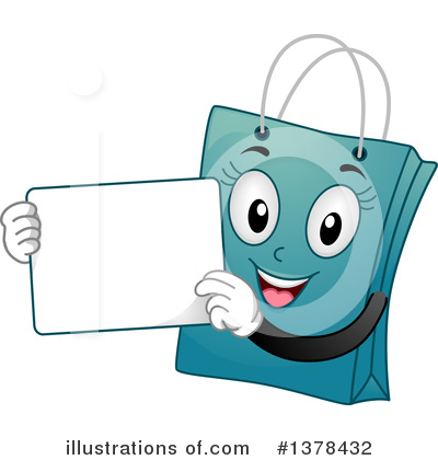 Royalty-Free (RF) Shopping Bag Clipart Illustration by BNP Design Studio - Stock Sample #1378432