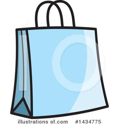 Royalty-Free (RF) Shopping Bag Clipart Illustration by Lal Perera - Stock Sample #1434775