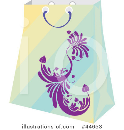 Royalty-Free (RF) Shopping Bag Clipart Illustration by MilsiArt - Stock Sample #44653