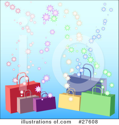 Shopping Bags Clipart #27608 by KJ Pargeter