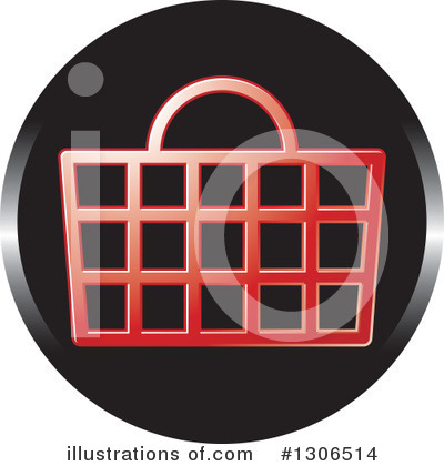 Royalty-Free (RF) Shopping Basket Clipart Illustration by Lal Perera - Stock Sample #1306514