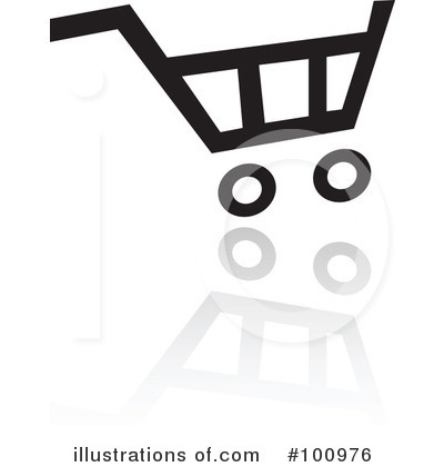 Royalty-Free (RF) Shopping Cart Clipart Illustration by cidepix - Stock Sample #100976