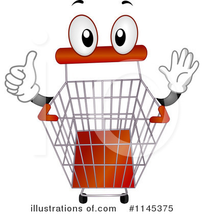 Royalty-Free (RF) Shopping Cart Clipart Illustration by BNP Design Studio - Stock Sample #1145375