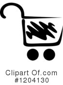Shopping Cart Clipart #1204130 by Vector Tradition SM