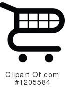 Shopping Cart Clipart #1205584 by Vector Tradition SM