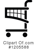 Shopping Cart Clipart #1205588 by Vector Tradition SM
