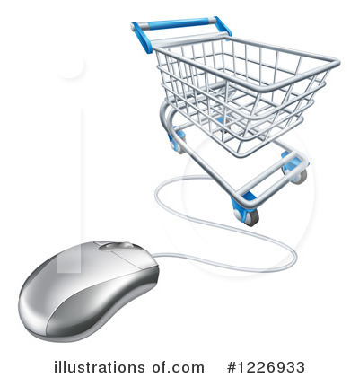 Online Shopping Clipart #1226933 by AtStockIllustration