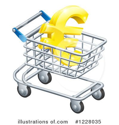 Royalty-Free (RF) Shopping Cart Clipart Illustration by AtStockIllustration - Stock Sample #1228035