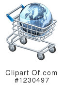 Shopping Cart Clipart #1230497 by AtStockIllustration