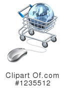 Shopping Cart Clipart #1235512 by AtStockIllustration