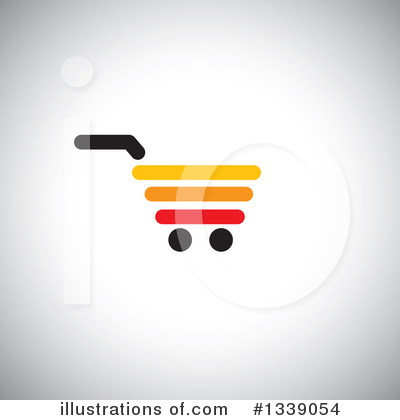 Royalty-Free (RF) Shopping Cart Clipart Illustration by ColorMagic - Stock Sample #1339054