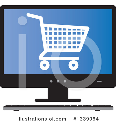Royalty-Free (RF) Shopping Cart Clipart Illustration by ColorMagic - Stock Sample #1339064