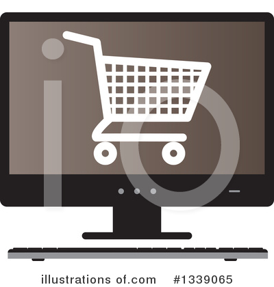 Shopping Cart Clipart #1339065 by ColorMagic