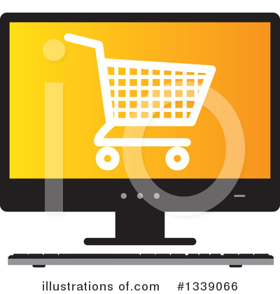 Royalty-Free (RF) Shopping Cart Clipart Illustration by ColorMagic - Stock Sample #1339066