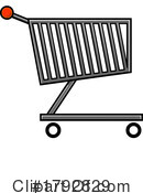 Shopping Cart Clipart #1792829 by Hit Toon