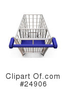 Shopping Cart Clipart #24906 by KJ Pargeter