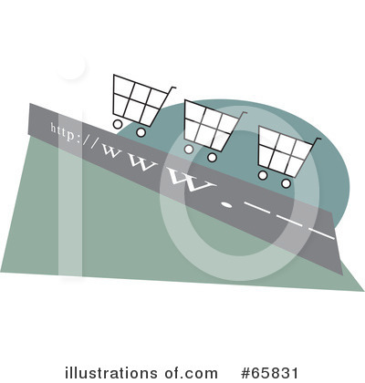 Royalty-Free (RF) Shopping Cart Clipart Illustration by Prawny - Stock Sample #65831
