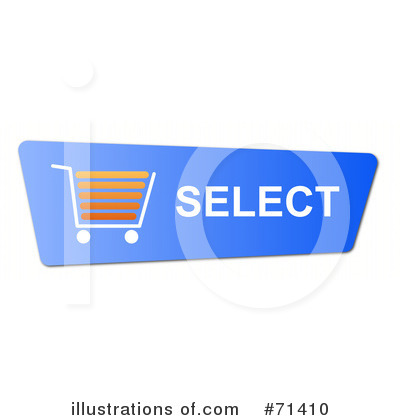 Royalty-Free (RF) Shopping Cart Clipart Illustration by oboy - Stock Sample #71410