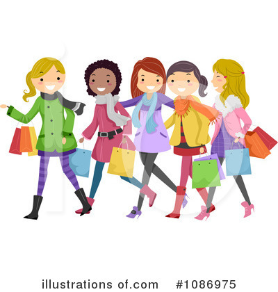 Royalty-Free (RF) Shopping Clipart Illustration by BNP Design Studio - Stock Sample #1086975
