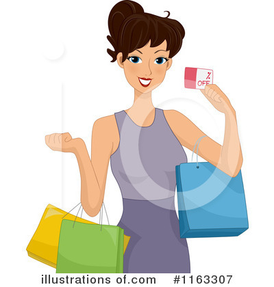 Royalty-Free (RF) Shopping Clipart Illustration by BNP Design Studio - Stock Sample #1163307