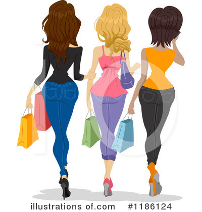 Royalty-Free (RF) Shopping Clipart Illustration by BNP Design Studio - Stock Sample #1186124