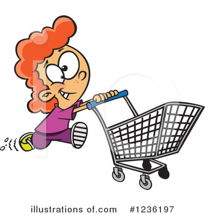 Royalty-Free (RF) Shopping Clipart Illustration by toonaday - Stock Sample #1236197