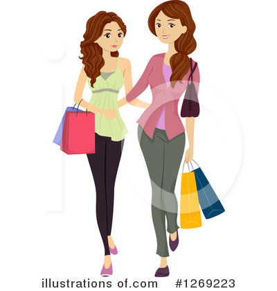 Royalty-Free (RF) Shopping Clipart Illustration by BNP Design Studio - Stock Sample #1269223