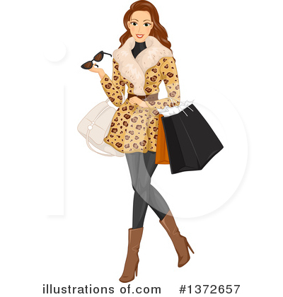 Royalty-Free (RF) Shopping Clipart Illustration by BNP Design Studio - Stock Sample #1372657