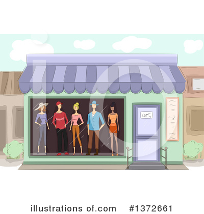 Royalty-Free (RF) Shopping Clipart Illustration by BNP Design Studio - Stock Sample #1372661