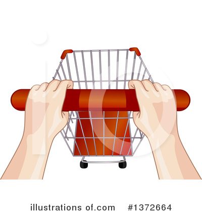 Grocery Shopping Clipart #1372664 by BNP Design Studio