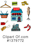 Shopping Clipart #1379772 by Vector Tradition SM