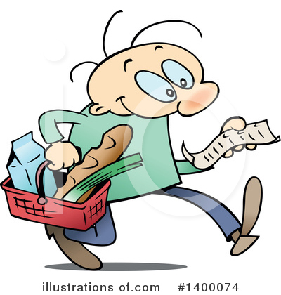 Royalty-Free (RF) Shopping Clipart Illustration by gnurf - Stock Sample #1400074