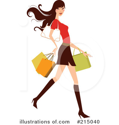 Royalty-Free (RF) Shopping Clipart Illustration by OnFocusMedia - Stock Sample #215040