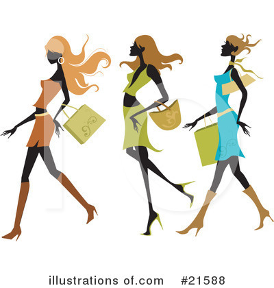 Royalty-Free (RF) Shopping Clipart Illustration by OnFocusMedia - Stock Sample #21588