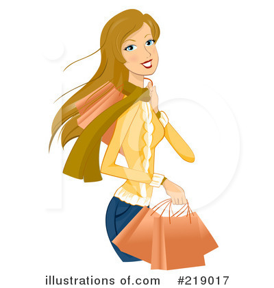 Royalty-Free (RF) Shopping Clipart Illustration by BNP Design Studio - Stock Sample #219017