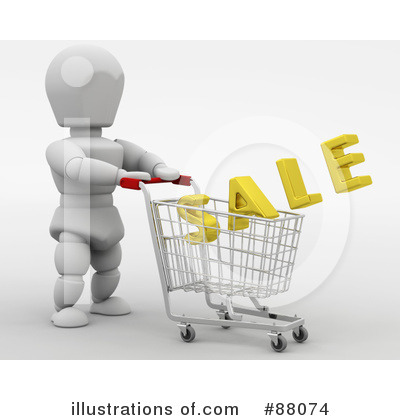 Royalty-Free (RF) Shopping Clipart Illustration by KJ Pargeter - Stock Sample #88074