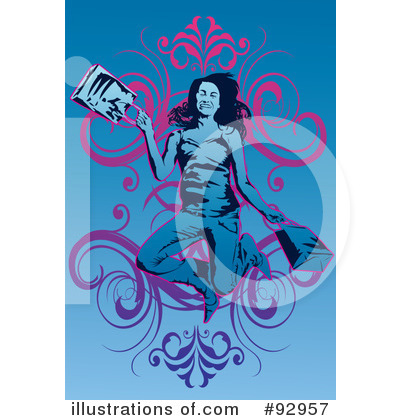 Royalty-Free (RF) Shopping Clipart Illustration by mayawizard101 - Stock Sample #92957
