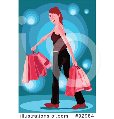 Royalty-Free (RF) Shopping Clipart Illustration by mayawizard101 - Stock Sample #92984