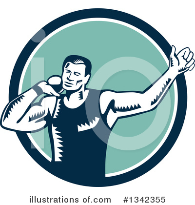Track And Field Clipart #1342355 by patrimonio