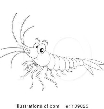 Royalty-Free (RF) Shrimp Clipart Illustration by Alex Bannykh - Stock Sample #1189823
