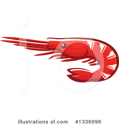 Royalty-Free (RF) Shrimp Clipart Illustration by Vector Tradition SM - Stock Sample #1336096